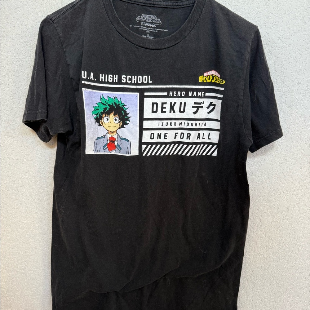 My Hero Academia Deku Black T-Shirt